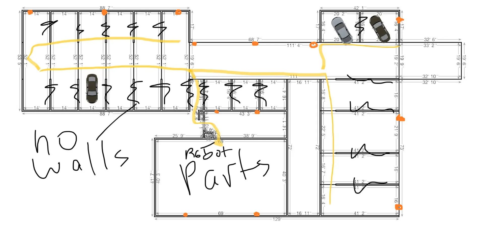 Stationary beacons placement recommendations for underground parking
