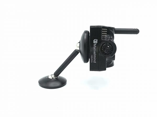 Magnetic holder for stationary beacon allows facing the beacon to the most suitable direction