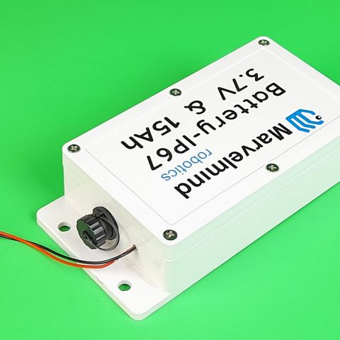 3.7V & 15Ah Li-Pol IP67 battery for industrial applications