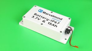 3.7V & 15Ah Li-Pol IP67 battery for industrial applications