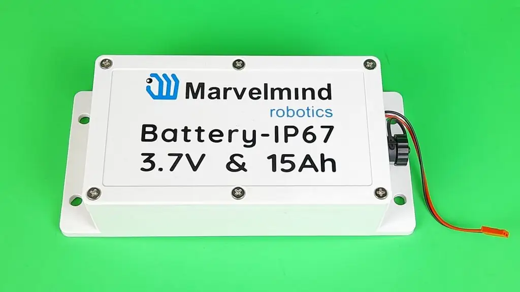 3.7V & 15Ah Li-Pol IP67 battery for industrial applications