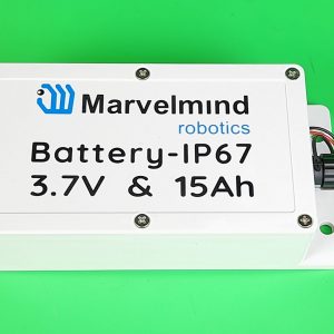 3.7V & 15Ah Li-Pol IP67 battery for industrial applications