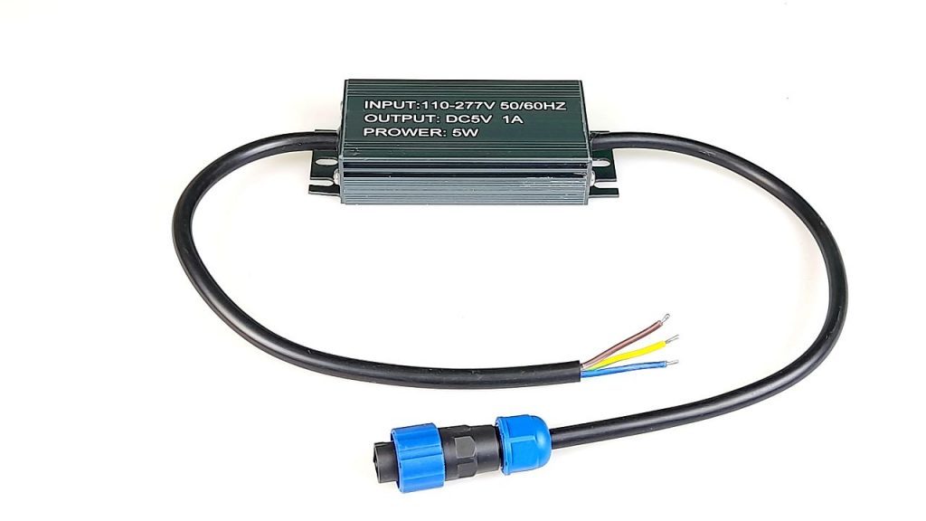 AC to +5V converter for Marvelmind Industrial Beacons and Super-Modem