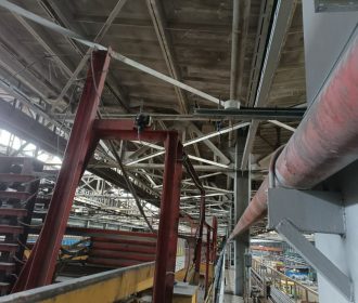 Industrial Super-Beacon near Industrial-RX with a Horn