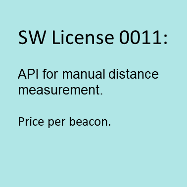 MMSW0011: API for manual distance measurement