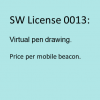 MMSW0013: Virtual pen drawing using a mobile beacon