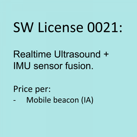 Realtime Ultrasound + IMU sensor fusion