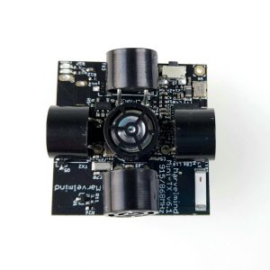 Marvelmind Mini-TX beacon (tag) for precise indoor positioning system for autonomous indoor drones - top view