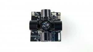 Marvelmind Mini-TX beacon (tag) for precise indoor positioning system for autonomous indoor drones - top view
