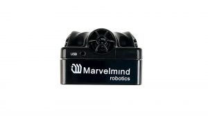 Marvelmind Mini-TX beacon (tag) for precise indoor positioning system for autonomous indoor drones - side view