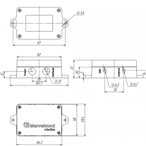 Super-Modem for accurate indoor positioning system