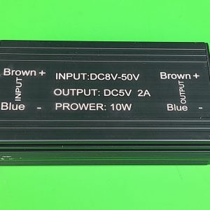Marvelmind DC-DC converter. IP67 protected. For industrial applications.
