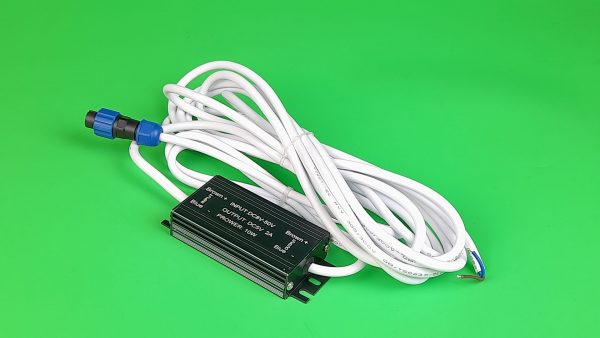DC-DC converter. Input: +8-50V. Output: +5V & 2A