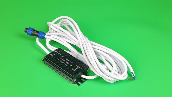 DC-DC converter. Input: +8-50V. Output: +5V & 2A