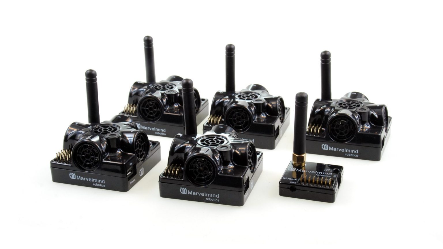 Marvelmind Starter Set Super-MP-3D - indoor positioning system for forklift tracking, robots, drones and people, ±2cm accuracy