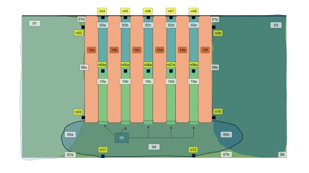 Tracking in long and narrow aisles
